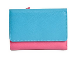 Wallet - Fuchsia/Turquoise 8-004