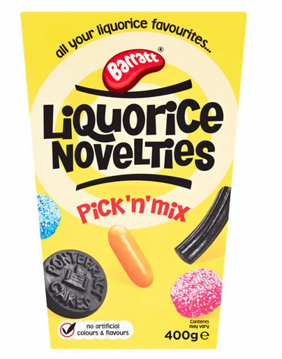Barratts Liquorice Novelties 400g