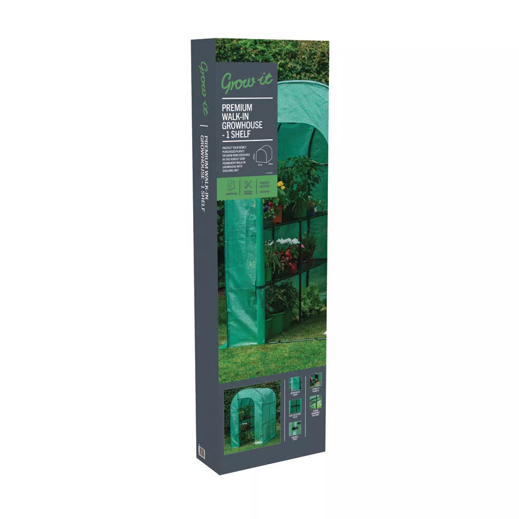 Walk in Growhouse 1 Shelf