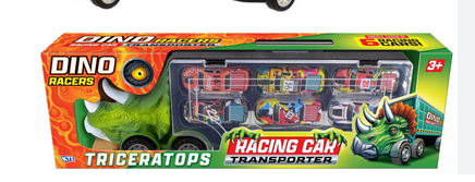 Dino Truck 6 Piece Vehicles