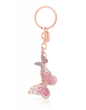 Tipperary C Keyring - Pink Butterfly