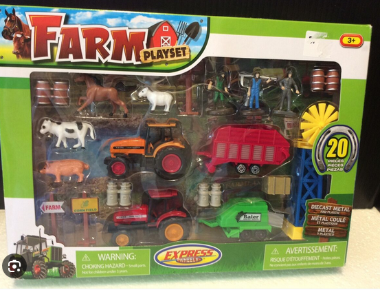 Express Wheels Farm Playset - 20 Piece