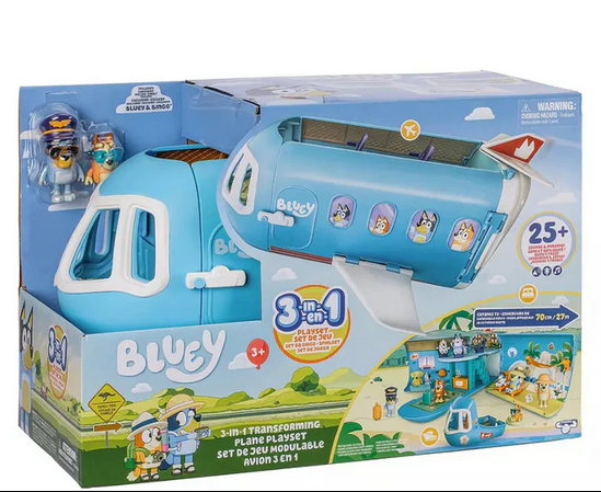 Bluey S11 3-in-1 Airplane Playset