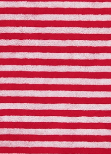 Cawo Towel - Red Stripe
