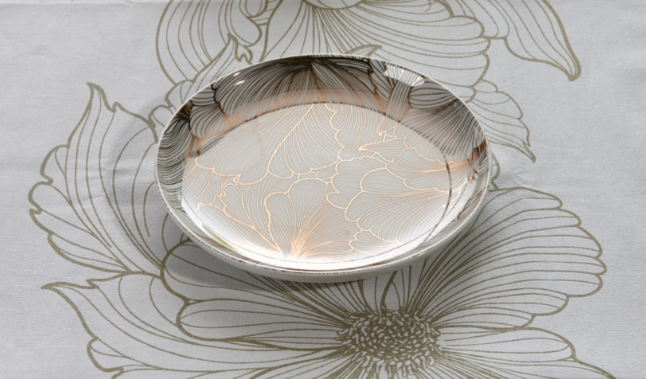 Les Fleurs Porcelain Plate