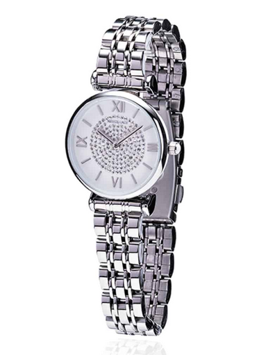 Silver Diamond Face Ladies Watch