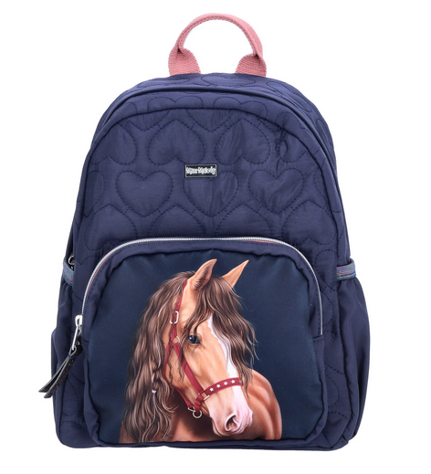 Miss Melody Backpack - Navy/Horse