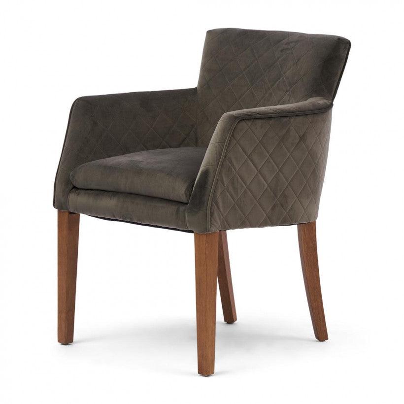 Waverly Dining Armchair  Grey