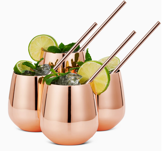 Tumblers Set/4 - Rose Gold