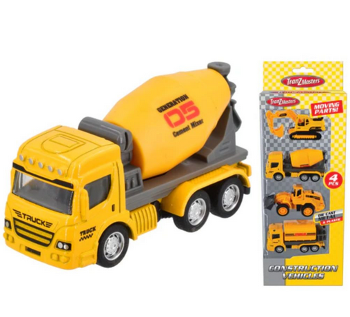 Construction Vehicle Set - 4 Piece