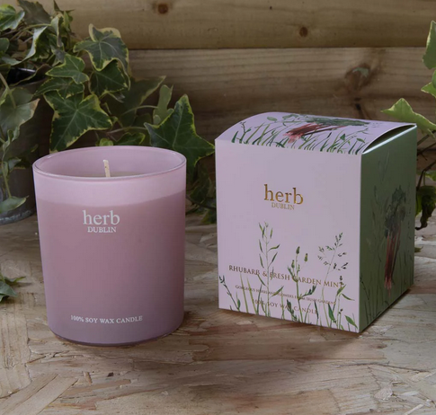 Herb Candle - Rhubarb