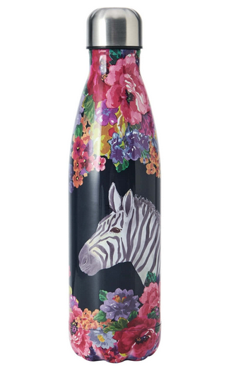 Wild At Heart Water Bottle - Zebra
