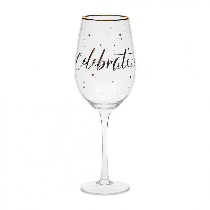Celebrate Wine Glass