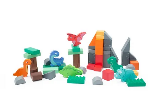 Dinosaur Block Set - 50 Pce