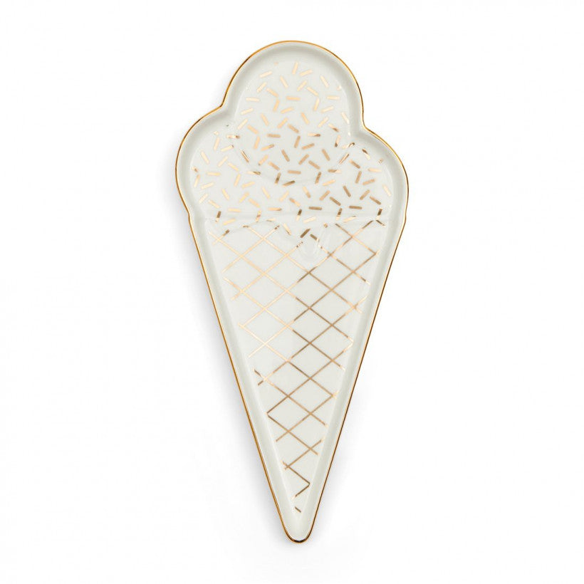 Sun Touched Ice Cream Plate