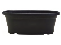 Bella Oval Planter 37cm - Black