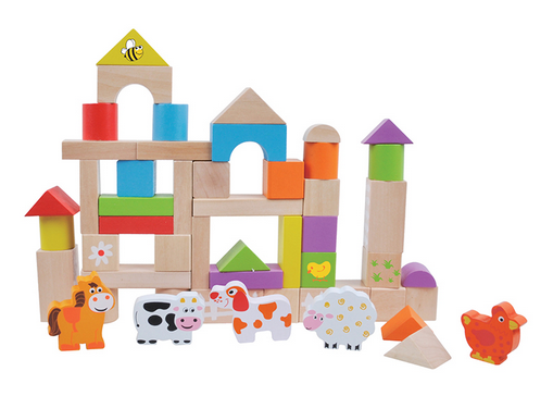 Farm Building Blocks - 50Pce