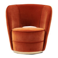 Taylor Lobby Armchair, mohet, orange