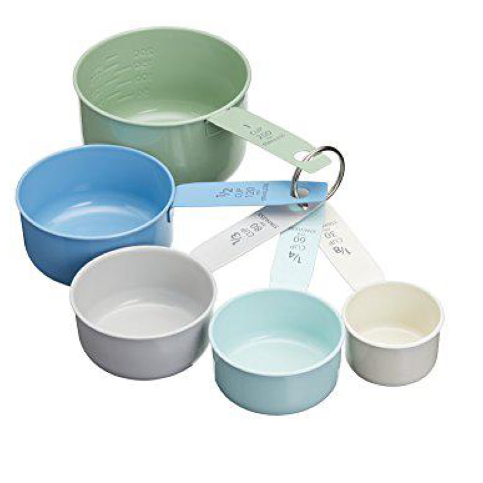 KitchenCraft Living Nostalgia Vintage-Style Stainless Steel Measuring Cups