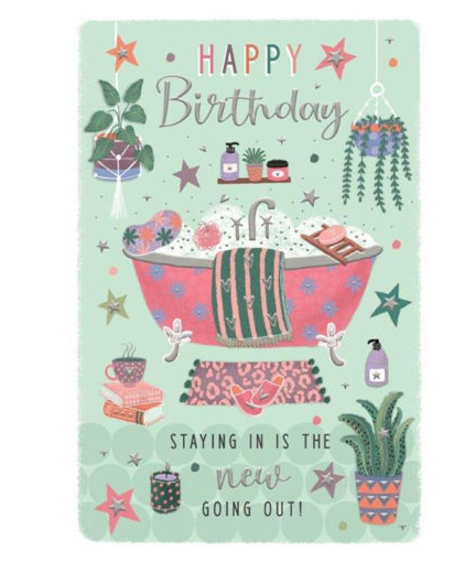 Birthday Card - Bath
