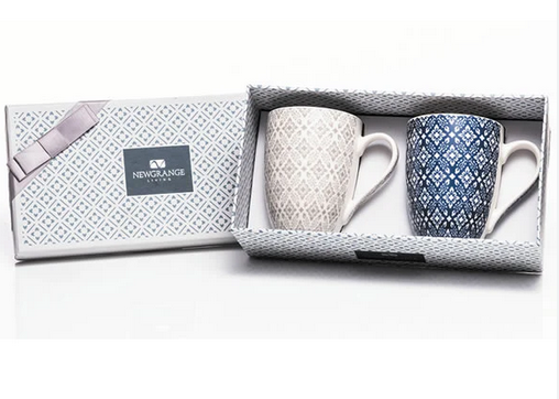 Grace China Mugs Pair