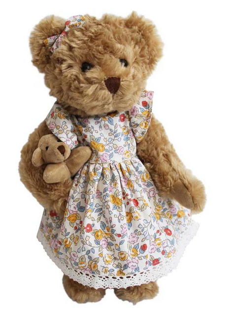 Teddy Bear - Floral Dress