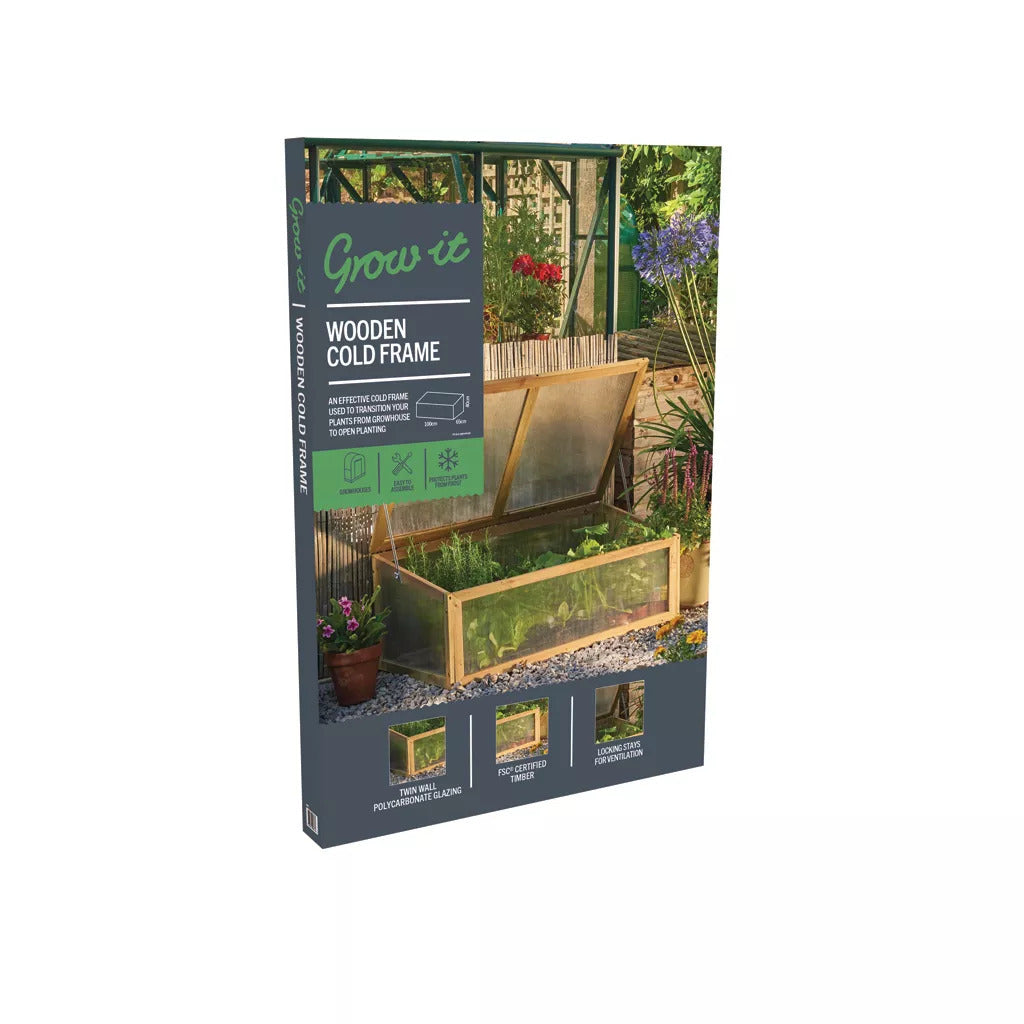 Wooden Cold Frame Natural