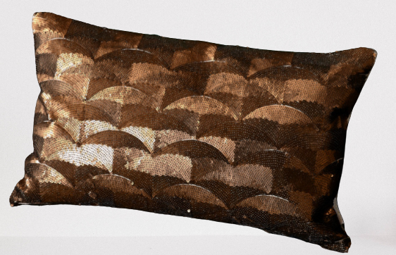 Enchanting Gold Pillow Cover - 50x30cm