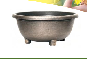 Footed Bowl 30cm - Silver