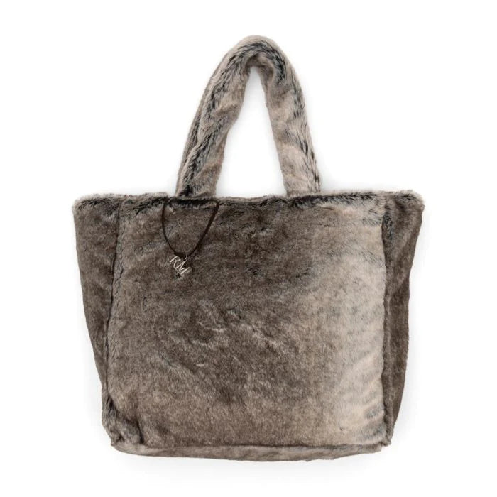 Fabulous Faux Fur Bag grey