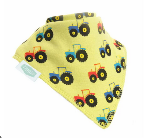 Tractor Print Bib