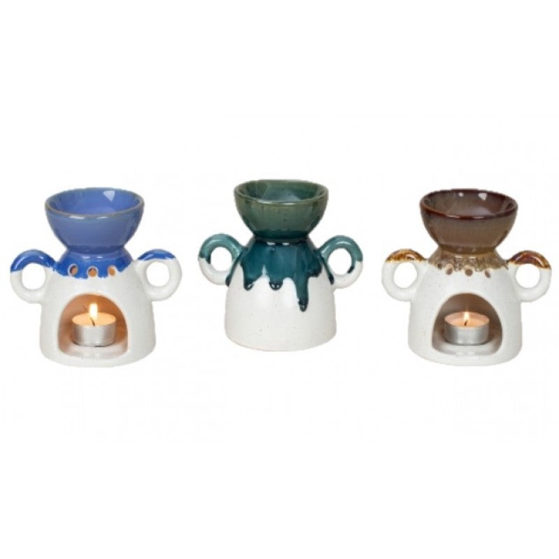 Double Handle Ceramic Oil Burner