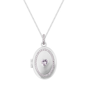 Silver Heart Locket