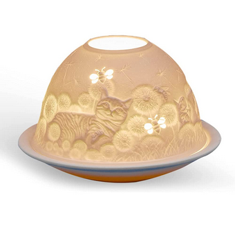 LGlow Tealight Holder - Cats & Bees