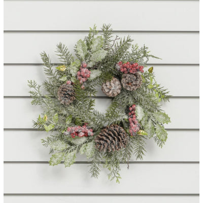 40cm Cone Berry Wreath