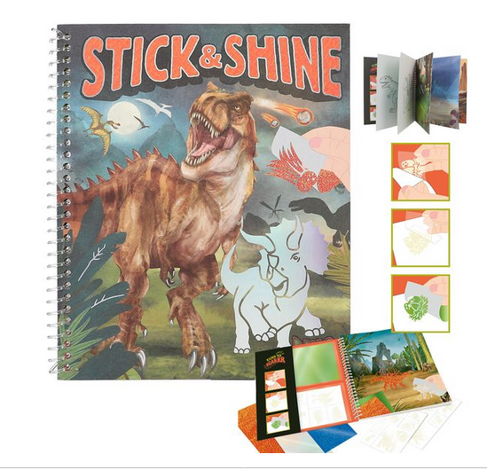 Dino World Colouring Stick & Shine