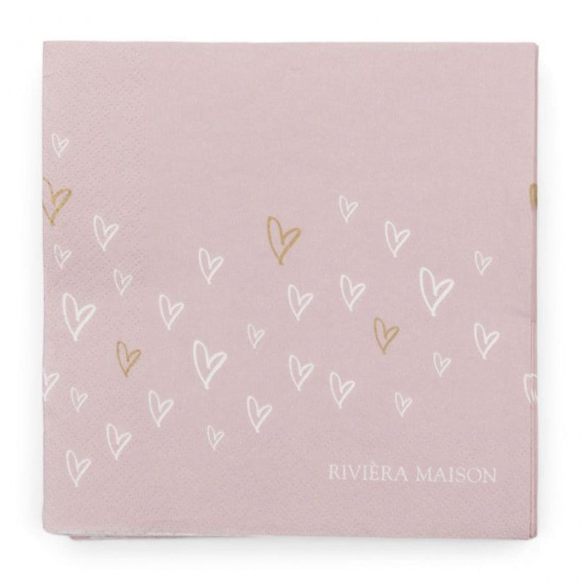 Paper Napkin Lovely Hearts