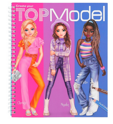 Create Your TopModel Colouring Book
