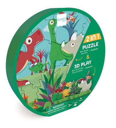3D Puzzle - Dinosaurs