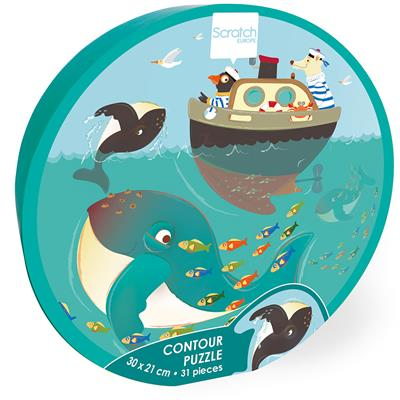 Compact Puzzle - Whales