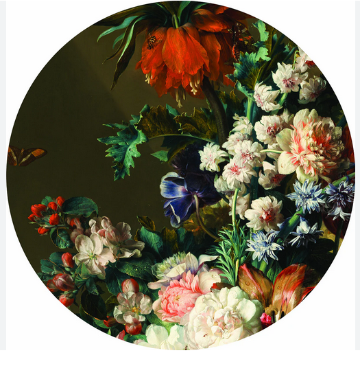 Flowers in Perspective II, 60cm metal print