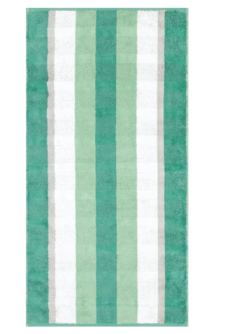 Noblesse Stripe Bath Towel - Green