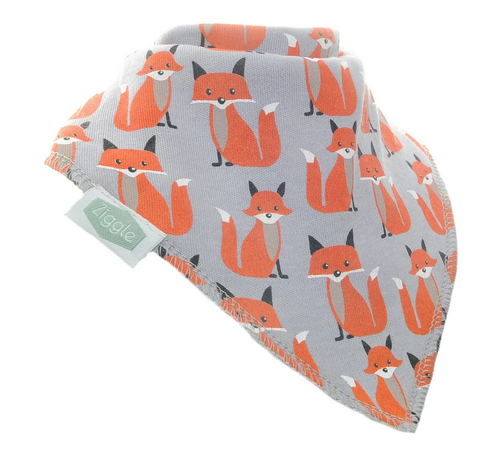 Foxes Grey Bib