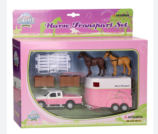 Pink Mitsubishi Horse Trailer & Accessories