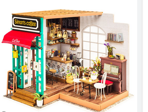 DIY Model Kit - Simons Coffee Shop