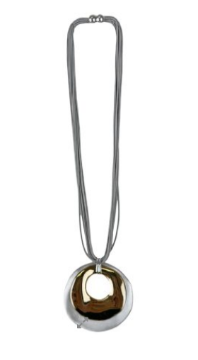 SHS Grey Cord Circles Pendant