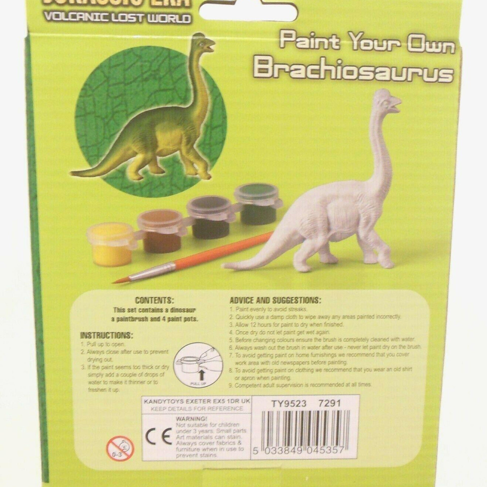 Paint Your Own Dinosaur Kit