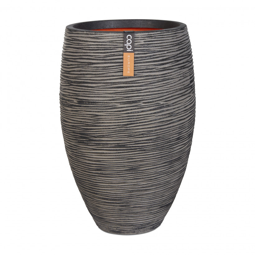 Nature Elegant Delux Planter (Charcoal) - 40cm