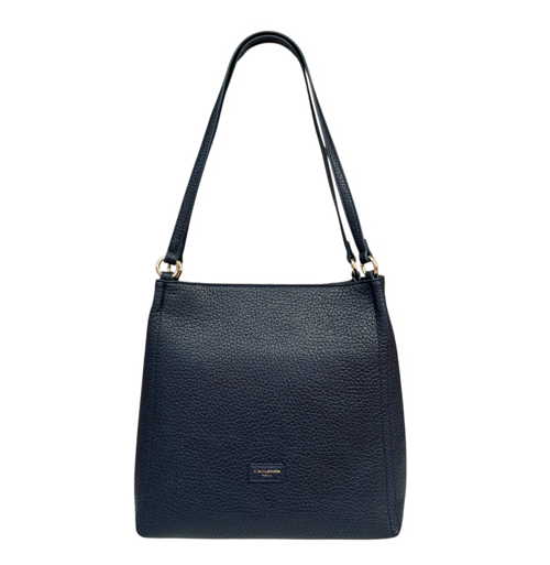 DJ Twin Handle Shoulder Bag - Navy