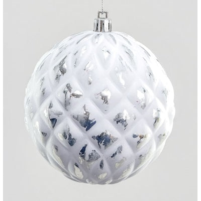 Texture Ball Decoration Silver